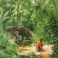 jirka houska cryptozoology oil paintings, modern contemporary fine arts los angeles, represented by knupp gallery la