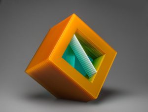 bohumil elias jr. - microworld, layered glued painted glass