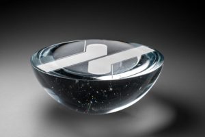 bohumil elias jr. - vase, melted pure glass