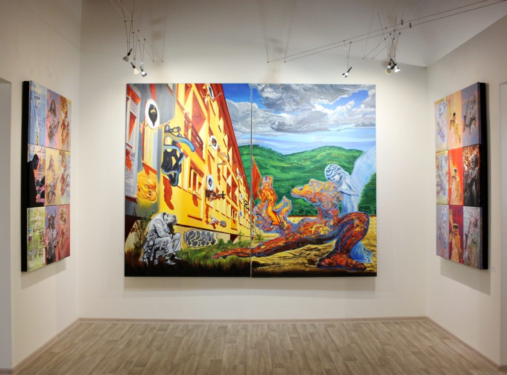 google image - igor piacka solo exhibition of monumental paintings in prague knupp gallery, contemporary fine art gallery