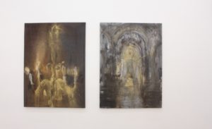 jakub-spanhel-paintings-chandelier-and-st-vitus-cathedral-exhibited-in-building-bridges-art-exchange-czech-in-la-2015
