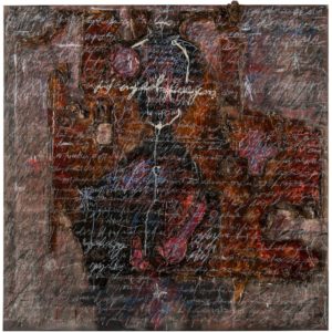 maxim havlicek - isolation, mixed media painting