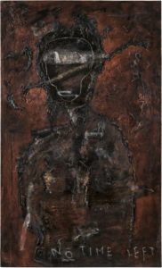 maxim havlicek - painting Eques, mixed media on canvas