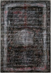 mixed media painting Omega by maxim havlicek