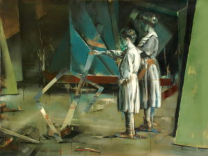 tomas spevak - Painting Transformation, 155x200 cm, knupp gallery prague los angeles