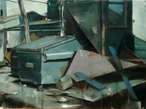 tomas-spevak-obraz-painting-untitled-dustbins-olej-a-akryl-na-platne-acrylic-and-oil-on-canvas