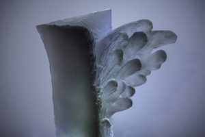 detail-of-a-melted-glass-wing-named-the-exemption-by-blanka-adensamova-contemporary-fine-art-glass-knupp-galley-la